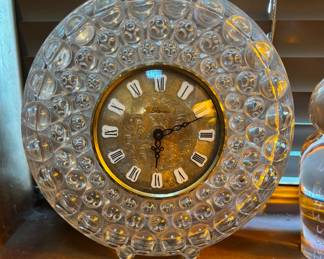 Selecta Bubble Glass Desk Clock – Made in Germany