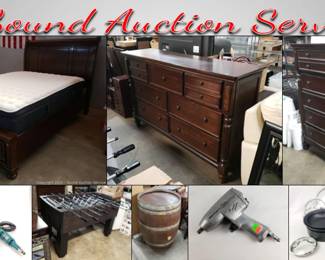 SAS Ashley Bedroom Set, Tools, Household Online Auction
