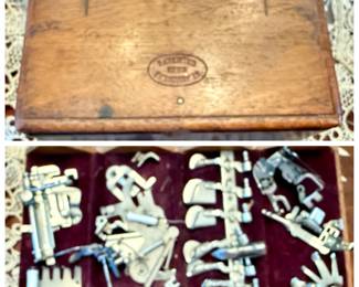 Antique  Singer Puzzle Box