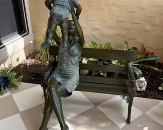 Mother & Child Bronze Statue
46 inches deep
5 ft height
4 feet long 