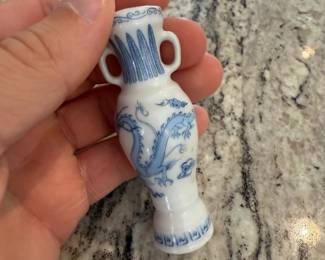 miniature porcelain japanese vase