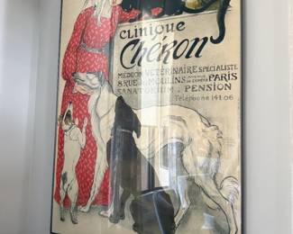 Clinique Cheron poster 
58in x40in
