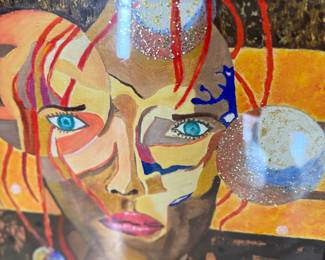 Facing the stars original art work by Keith Rathbun in a frame 14 x 14 price $3,000