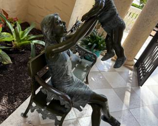 Mother & Child Bronze Statue
46 inches deep
5 ft height
4 feet long 