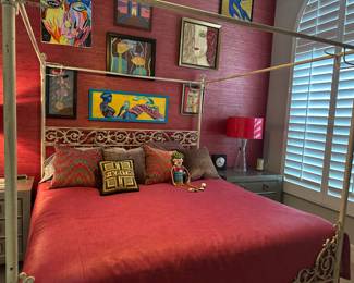 King size bedroom frame and mattress