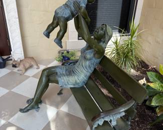 Mother & Child Bronze Statue
46 inches deep
5 ft height
4 feet long 