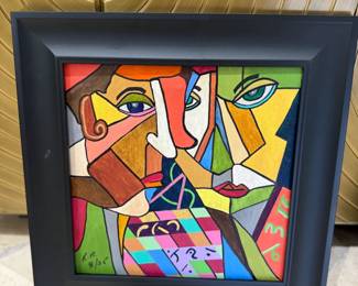 Original art work oil on canvas  16 x16 by Keith Rathbun price $3,000