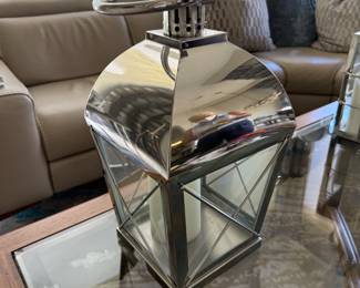 Latern chrome 17 in. x 9 in.