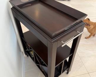 Bar cart
H: 32in
L: 25 in
W: 13in