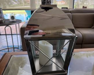 Lantern  Chrome H: 17in
W: 9in