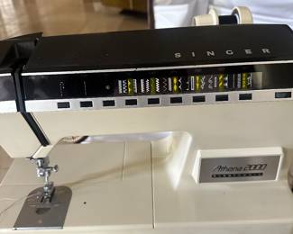 Portable Singer sewing machine called Athena 2,000