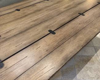 Sofa Table that pulls out
W: 6ft
L: 20in
H: 31in