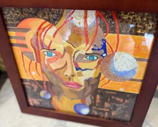 Facing the stars original art work by Keith Rathbun in a frame 14 x 14 price $3,000