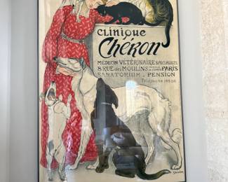 Clinique Cheron poster 
58in x40in
