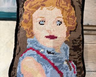 needle point pillow