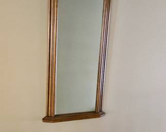 Wood Framed Wall Mirror