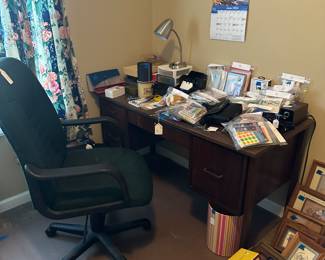 Office desk and chair