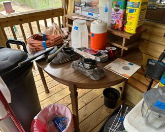 Lots of outdoor and gardening items.