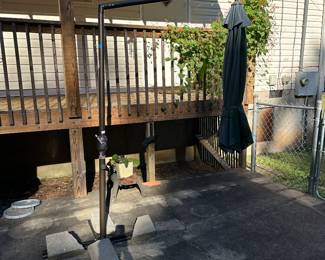 Umbrella for outdoor table