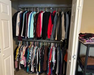 Lots of wonderful clothes, many not worn