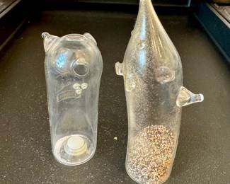 $30 Dachshund salt & pepper shakers, 8 inches long when put together.