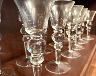 $96 set of 12 wine goblets. There are two sets.