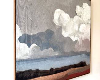 $350 - "Cloud Formation" Oil on Canvas 45 x 45