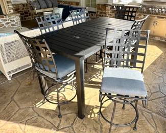 $300 each (10 available) - Ow Lee Barstool w/Pad 23x21x46