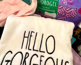 $12 “Hello Gorgeous” hand towel
