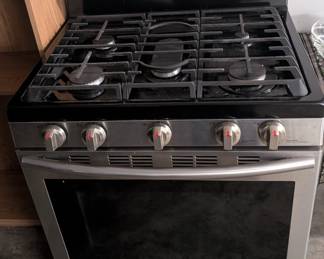 Samsung Gas Stove (bought in 2020) used for only one year, changed to electric stove.  $200