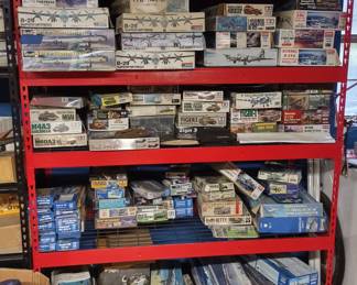 New ship and plane models, various sizes,  to build. Prices vary.