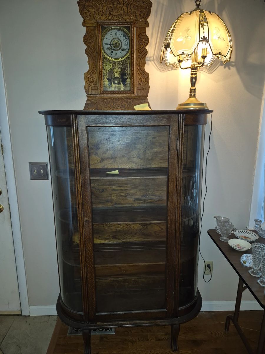 Antique oak cabinet