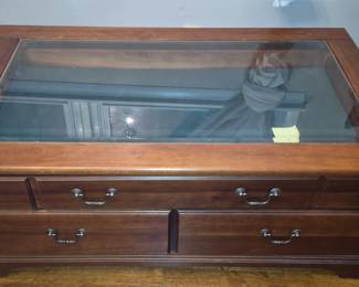 coffee table display case
