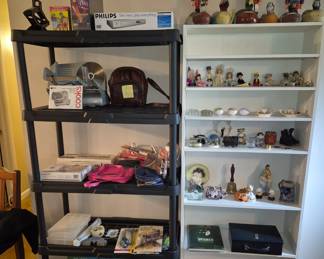 DVD players, household items, antique toys, decoy ducks, nutcrackers, random items