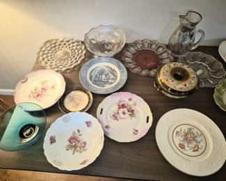 fancy China, crystal, and glassware