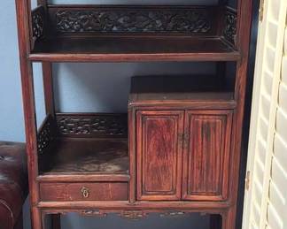 Asian Shelf And Cabinet