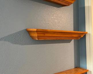 3 Wooden Shelves