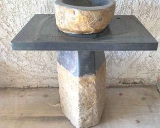 Marble Fountain, 3 Removable Pieces.webp