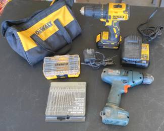 Drills And Bits BlackDecker, DeWalt