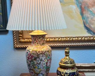 Beautiful Asian Lamp Decor Piece