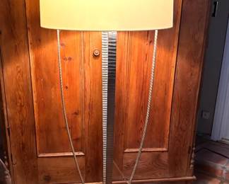 Modern Corrugated Metal Lamp