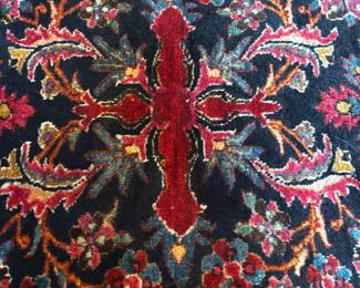 Jewel Tones Persian Rug WSheen  Cross Pattern