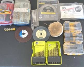 Drill Bits, WheelBlade Attachments