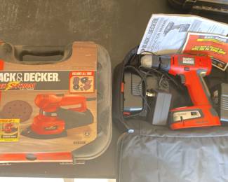New Sander Like New Drill  Black  Decker