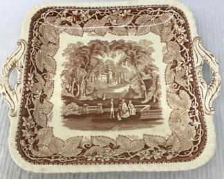 Brown transferware great for fall - other colors, too! 