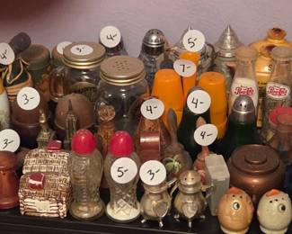 Vintage salt and peppers