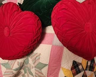 Vintage pillows never used