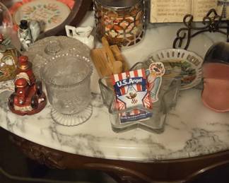 Marble top table