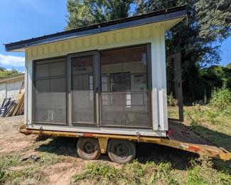Stick-Built She-Shed **Trailer is NOT included**