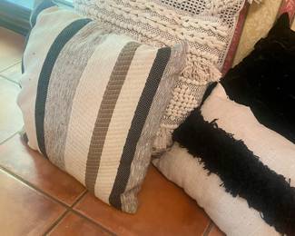 Tons of throw pillows 